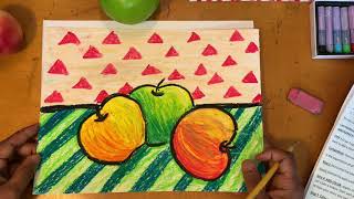 Cezanne Apple Still Life For Kids [upl. by Anesuza]