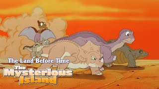 The Gang Runs Away from The Herd  The Land Before Time V The Mysterious Island [upl. by Riane]