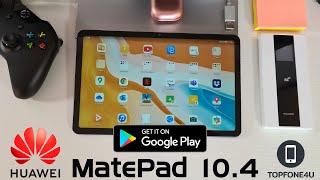 How to Access google Playstore on Huawei Matepad 104 or Any Huawei Device in 2021 [upl. by Pillihp]