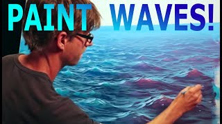 How To Paint Waves  Lesson 1  Shape [upl. by Ennaoj]