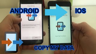 Come trasferire i DATI da ANDROID ad IOS  Copy My Data [upl. by Memory]