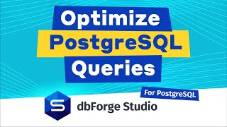 Query Optimization using PostgreSQL Profiler [upl. by Bergh]