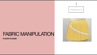 Fabric manipulation how to Pleat [upl. by Amadas]