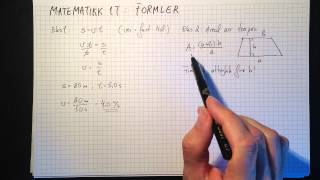 Matematikk 1T Formler [upl. by Are]