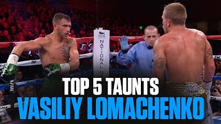 Lomachenkos Top 5 Taunts [upl. by Oicelem]