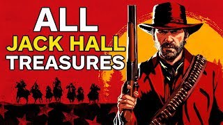 Red Dead Redemption 2 ALL Jack Hall Gang Treasure Locations [upl. by Joelynn]