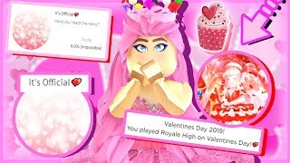 Getting the VALENTINES DAY BADGE in Royale High [upl. by Puto]