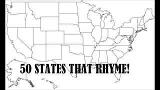 50 States that Rhyme [upl. by Ayotak809]