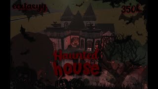 Bloxburg  Haunted Halloween House  Speedbuild [upl. by Haerr]