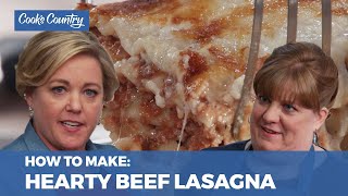 How to Make the Best Hearty Beef Lasagna [upl. by Emera]