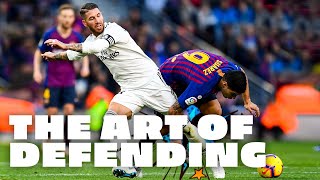 Best TACKLES AND BLOCKS  Sergio Ramos x Real Madrid [upl. by Barbi]