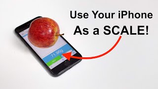 How To Use Your iPhone As a SCALE [upl. by Edlun850]