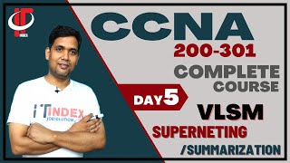 Variable Length Subnet mask  VLSM   Day 5  CCNA  Supernetting  Summarization  Subnetting [upl. by Enneiviv]