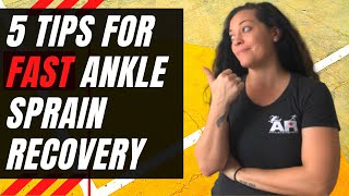 How To Rehab A Lateral Ankle Sprain [upl. by Ermengarde]