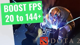 2021 Dota 2  How to BOOST FPS and Increase Performance  DX vs Vulkan [upl. by Nicks]