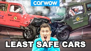 The LEAST SAFE new cars to CRASH in [upl. by Weinberg326]