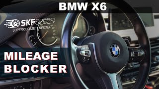 BMW X6 6WB BMW OEM Digital Cluster F15 F16 Mileage Correction odometer how to remove Dash Cluster [upl. by Wardieu952]