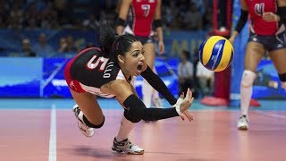 TOP 15 Best Volleyball Actions  Brenda Castillo  Best Libero In The World  Best Unbelievable Digs [upl. by Siberson908]