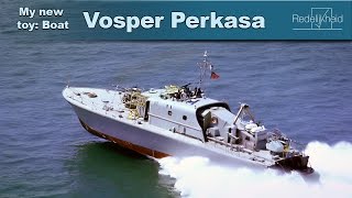 Scale Vosper Perkasa RC Torpedo Boat from Carson [upl. by Yelnahs]