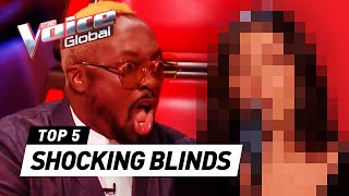 MOST UNEXPECTED AND SHOCKING Blind Auditions in The Voice [upl. by Ellary]