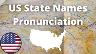 US State Names Pronunciation  American Accent [upl. by Mcgaw]