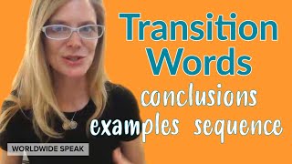 Transition Words  Sequence Examples Conclusion  Write Better in English [upl. by Mcspadden879]