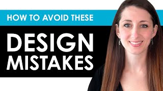 Graphic Design Tutorials for Beginners Avoid These Design Mistakes [upl. by Otrevlig634]