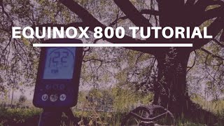 Minelab Equinox 800  Learning The Machine [upl. by Artapoelc703]