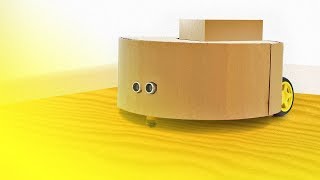 Robot vacuum cleaner on Arduino UNO  How to make  Homecraft [upl. by Leirol458]