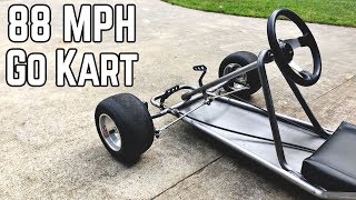 88 MPH DeLorean Kart Build Pt1  Vintage Go Kart Chassis [upl. by Shelton]