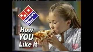 Dominos Pizza  Television Commercial  1999 [upl. by Yreffeg]