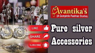 AVANTIKAS  PURE SILVER ACCESSORIES  অবন্তিকার  খাঁটি রূপার অলঙ্কার  4k Video [upl. by Barling]