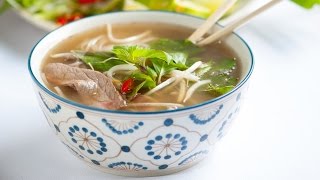 Vietnamese Pho Recipe Homemade Broth [upl. by Nam]