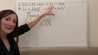 ALevel Chemistry Sodium Thiosulfate and Iodine Titrations [upl. by Lewie]