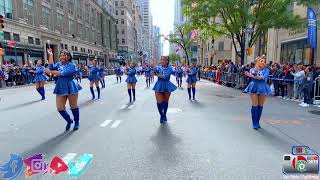 Unidad de Bandas Salvadoreñas en Los Estados Unidos Desfile de la Hispanidad Nueva York 2019 [upl. by Chipman]