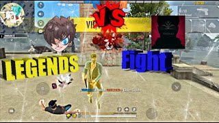 Vincenzo VS Ruok When legends Fight FreeFire [upl. by Eniliuqcaj]