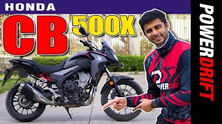 Honda CB500X  First Ride Review  PowerDrift [upl. by Trebliw328]