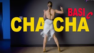 Cha Cha For Beginners  Ballroom Dance Basic  Valeria Khrapak [upl. by Lougheed]