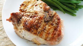 How to Cook A Thick Cut Pork Chop [upl. by Yellah]