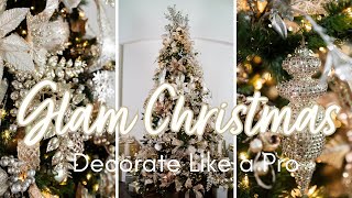 How to Decorate a Glam Christmas Tree [upl. by Ylrebnik]