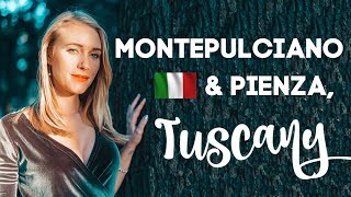 Montepulciano amp Pienza TUSCANY  Italy Travel Diary [upl. by Amsa184]