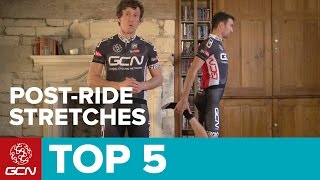 Top 5 Stretches To Do After A Ride  Cycling Fitness [upl. by Kciredohr]