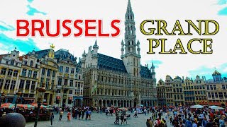 Most Beautiful Square of Europe  Brussels Grand Place 🇧🇪 Belgium [upl. by Jeannine]