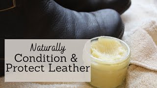 Natural Beeswax Leather Protector and Conditioner [upl. by Florine]