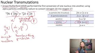 Nuclear Transmutations  Fusion and Fission [upl. by Hallett721]