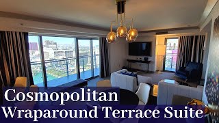 Cosmopolitan Las Vegas  Wraparound Terrace Suite  Fountain View [upl. by Clava877]