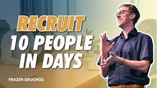 Network Marketing Recruiting – How To Recruit 10 People In 10 Days [upl. by Oler]