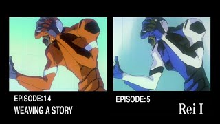 Evangelion episodes 5 and 14 comparison [upl. by Chris]