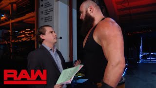 Braun Strowman hunts for Baron Corbin Raw Nov 5 2018 [upl. by Kieran867]