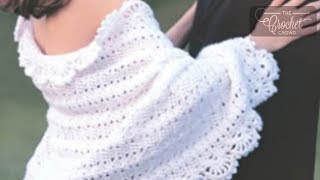 Crochet Simply Shawl [upl. by Tasiana]